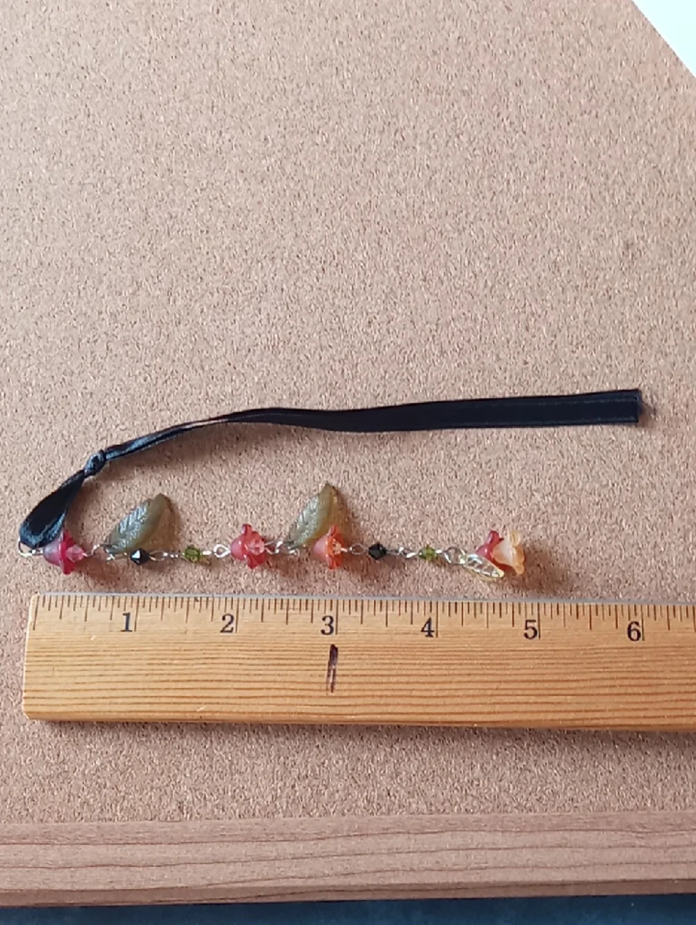 Flower bookmark